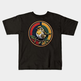 Goldcrest Embroidered Patch Kids T-Shirt